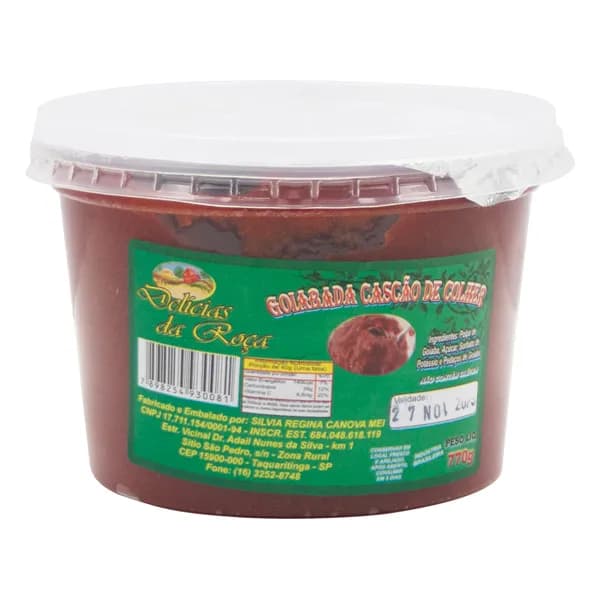 GOIABADA CASCAO COLHER DELICIAS DA ROCA 370G