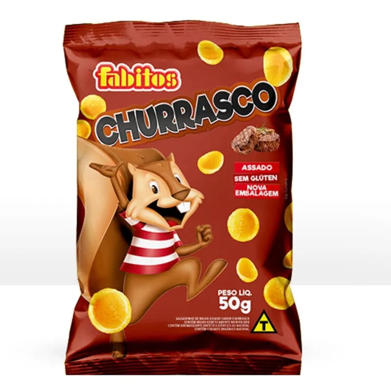 SALGADINHO FABITOS CHURRASCO 50G