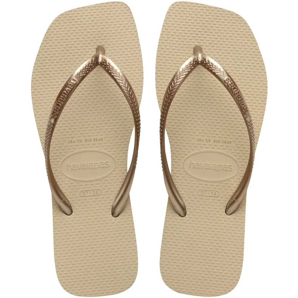 HAVAIANAS SLIM SQUARE AREIA 39/0