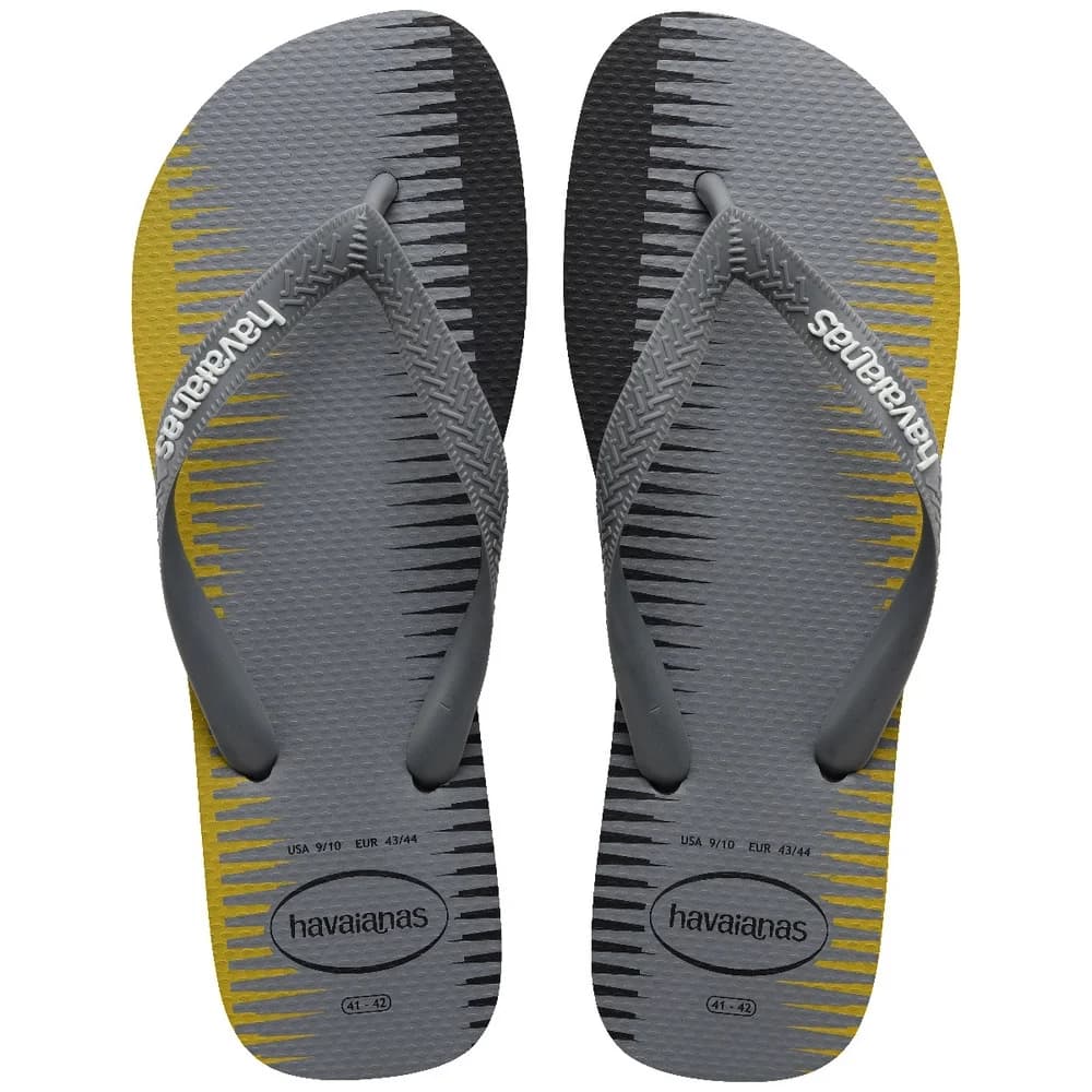 HAVAIANAS TREND PTO/CINZA 41/2