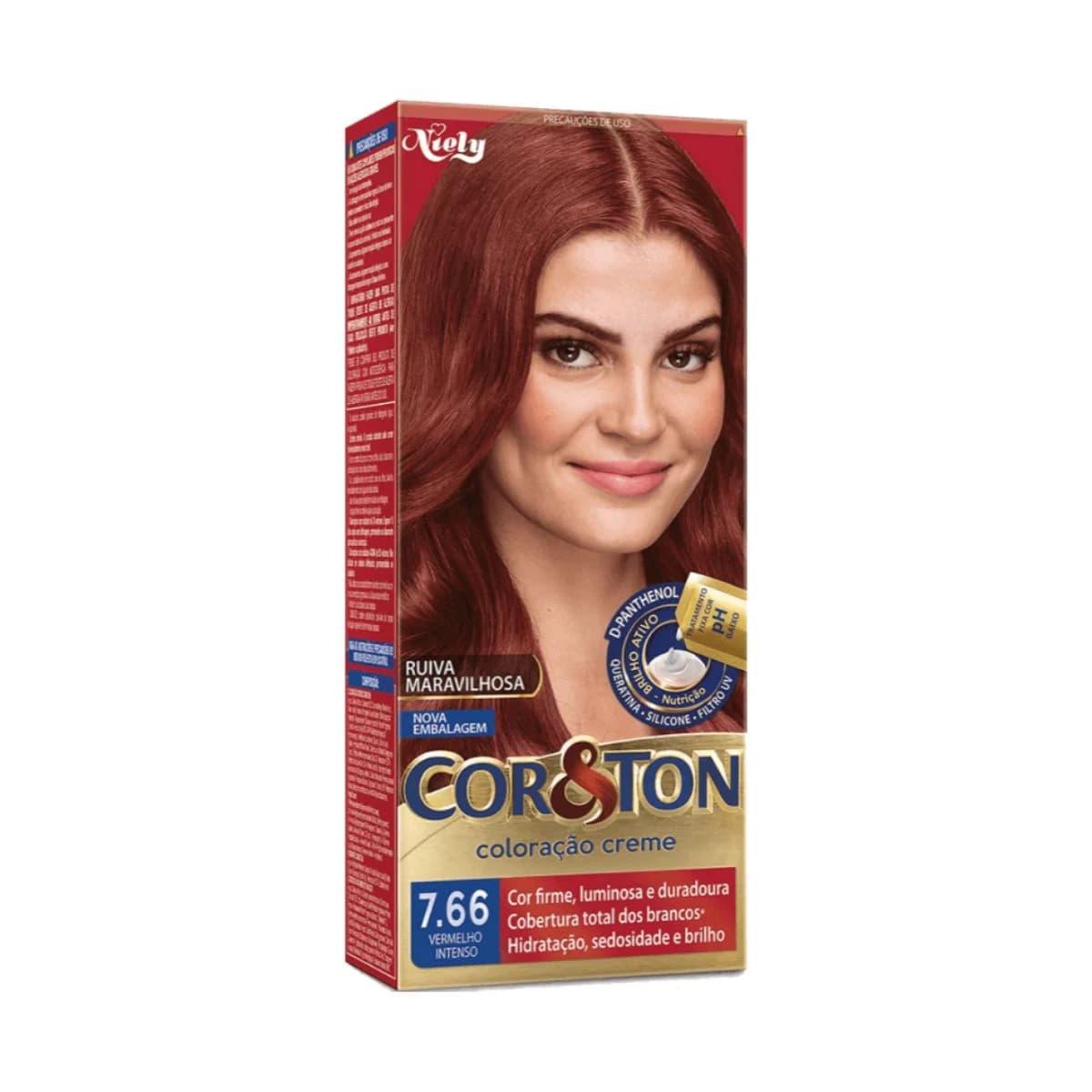 TINTURA COR TON VERMELHO INT 7.66