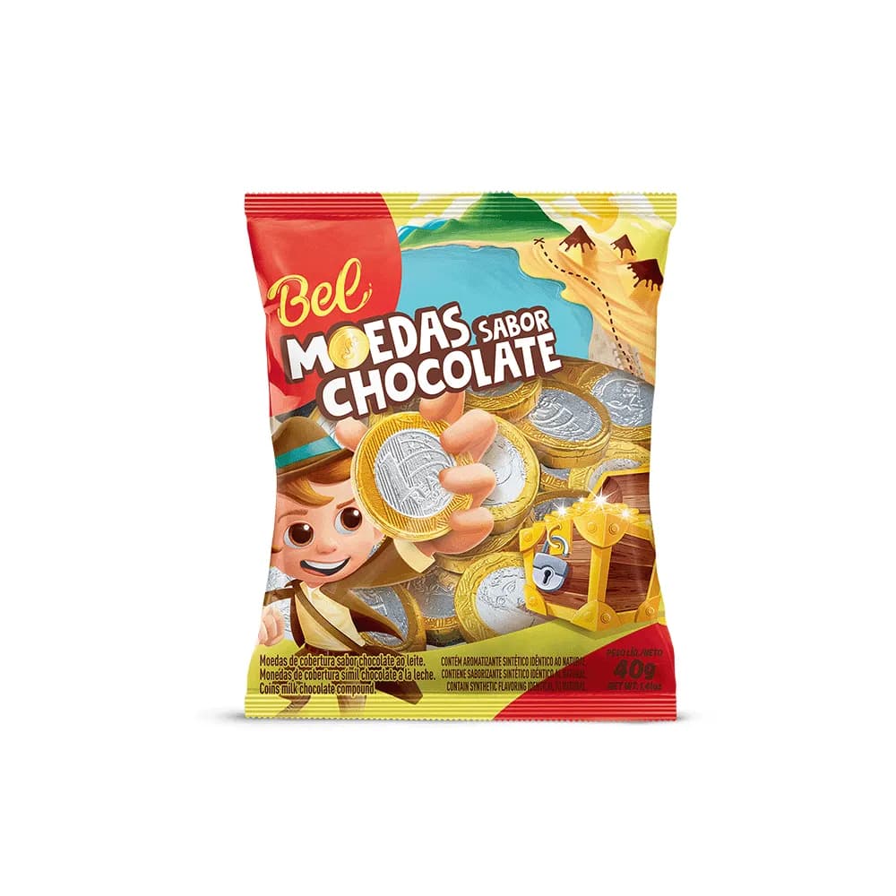 MOEDAS CHOCOLATE BEL 40G