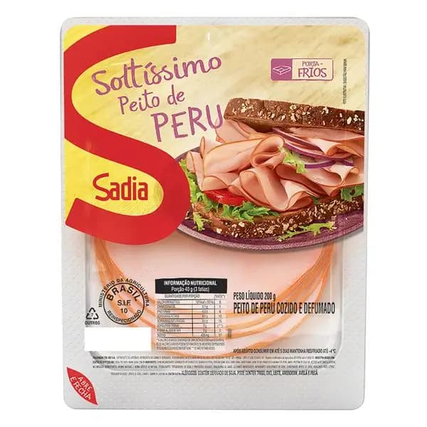 PEITO PERU SADIA 200G FATIAS FINAS