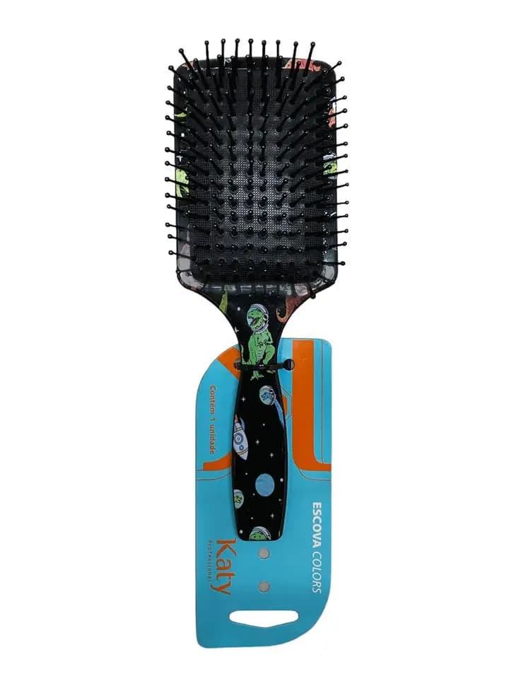 ESCOVA CAB KATY QUADRADA DINOSSAURO