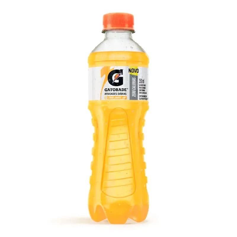 ISOTONICO GATORADE 350ML ZERO LARANJA LIMA