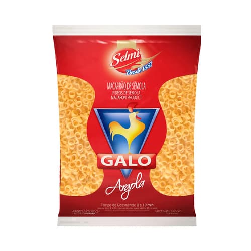 MACARRAO GALO 500G SEMOLA ARGOLA