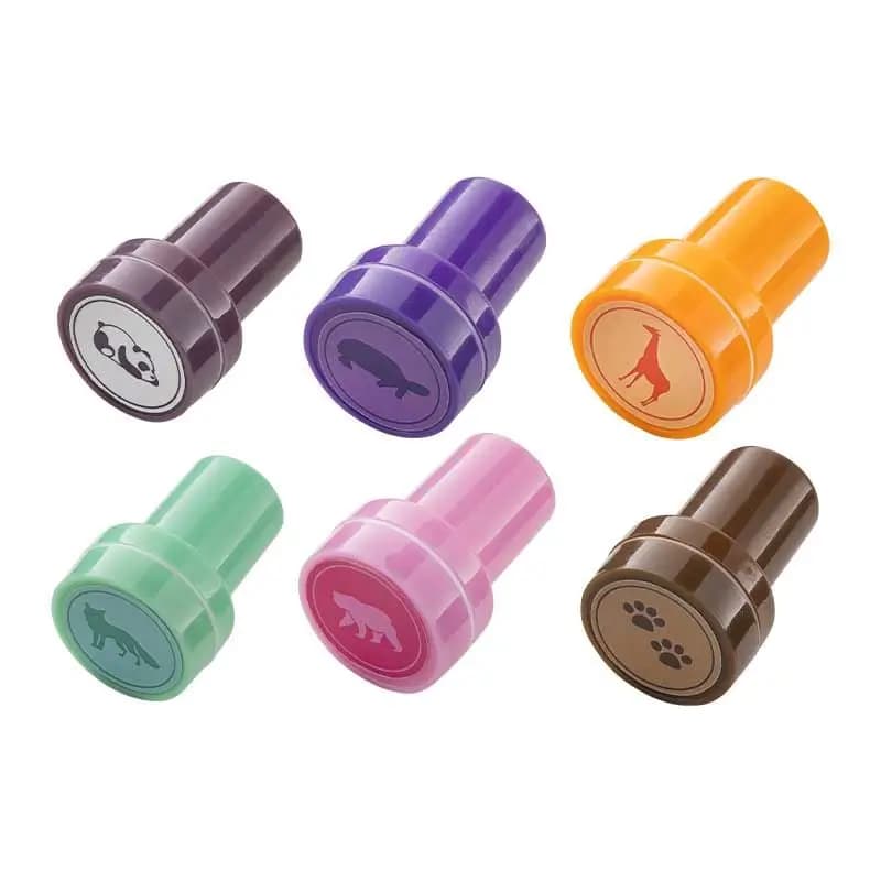 CARIMBO PEDAGOGICO ZOO 6 MODELOS SORTIDOS