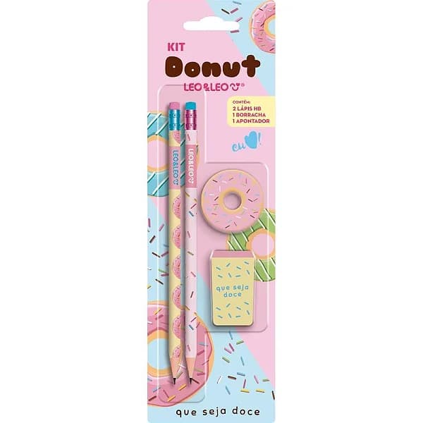 KIT ESCOLAR DONUT HB C/04 PECAS