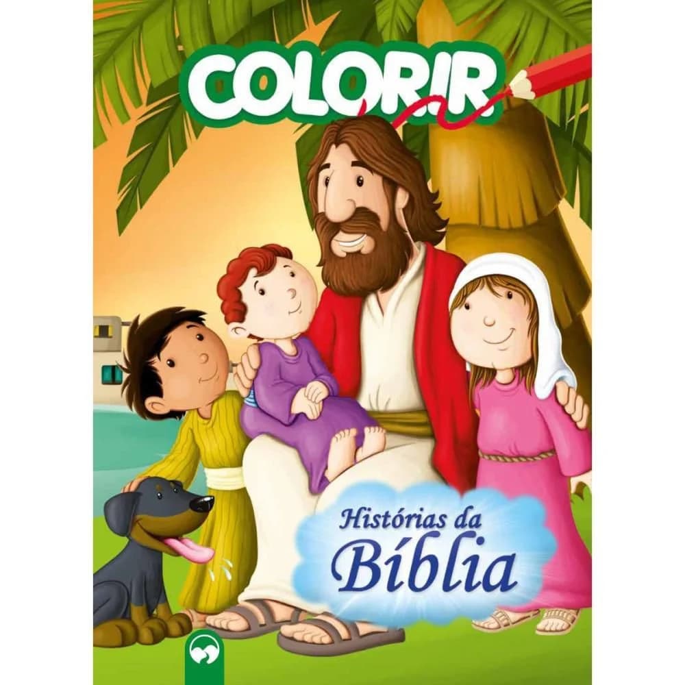 LIVRO INFANTIL COLORIR HISTORIAS DA BIBLIA 16PGS