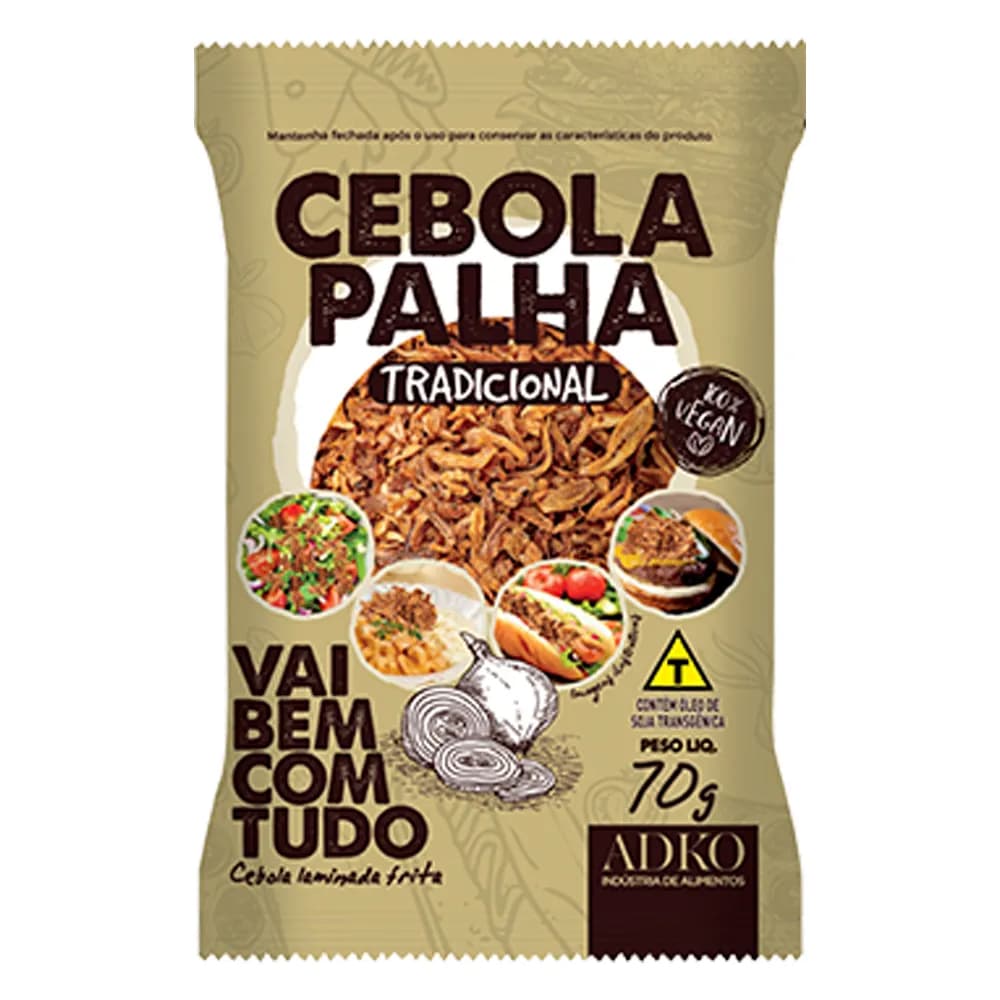 CEBOLA PALHA ADKO 70G TRADICIONAL CX-18UN QTD. 1.00 CX