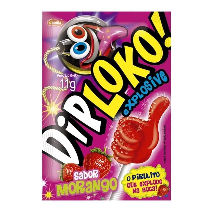 PIRULITO DIPLOKO 11G BOOOM LIKE MORANGO