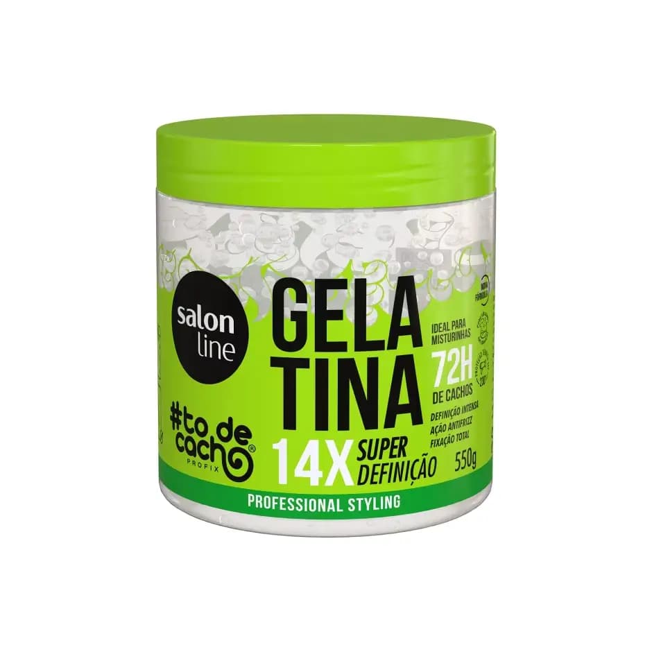 GELATINA CABELO SALON LINE 500 GR T.CACHOS DEFINIC