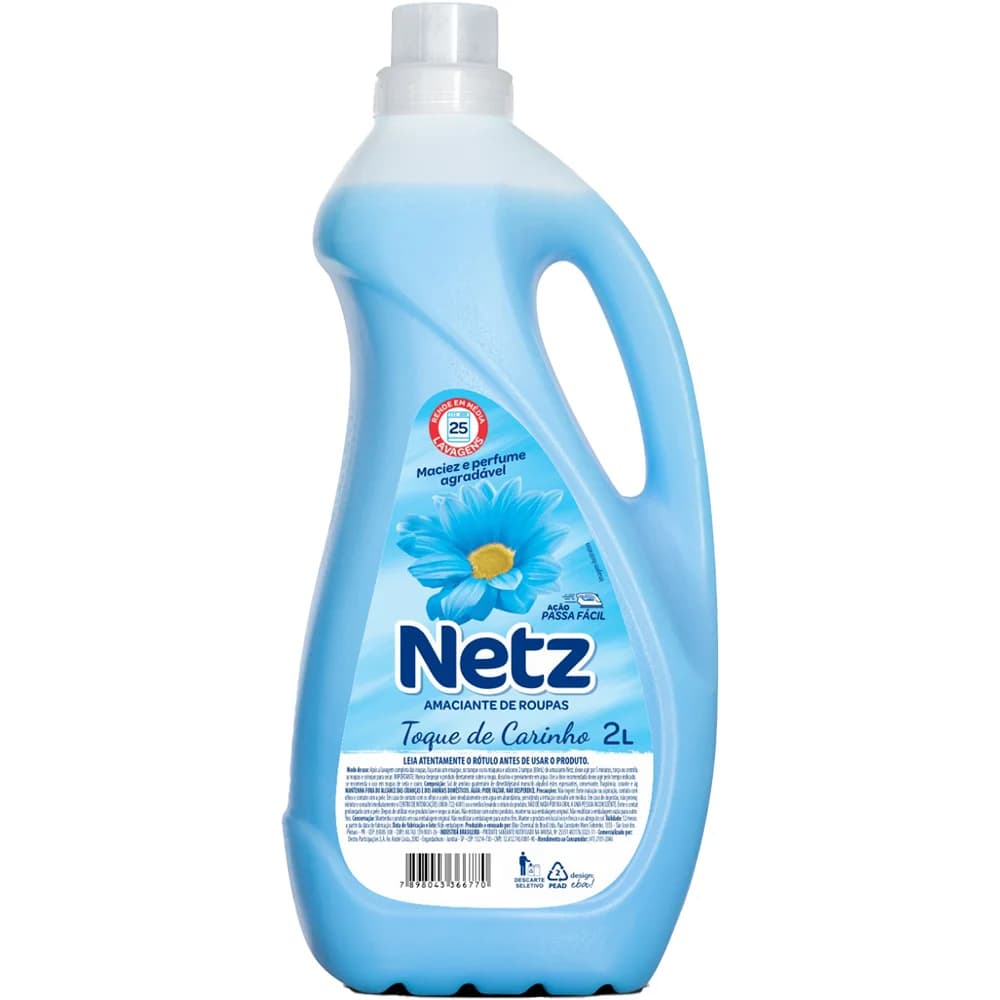 AMACIANTE  NETZ  2L AZUL TOQUE CARINHO