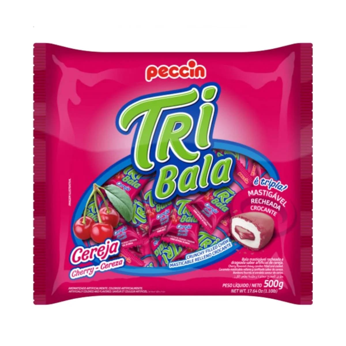 BALA MAST TRIBALA 500GR PECCIN CEREJA