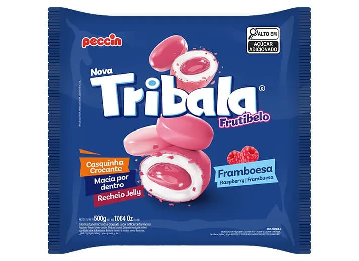 BALA MAST TRIBALA 500GR PECCIN FRAMBOESA