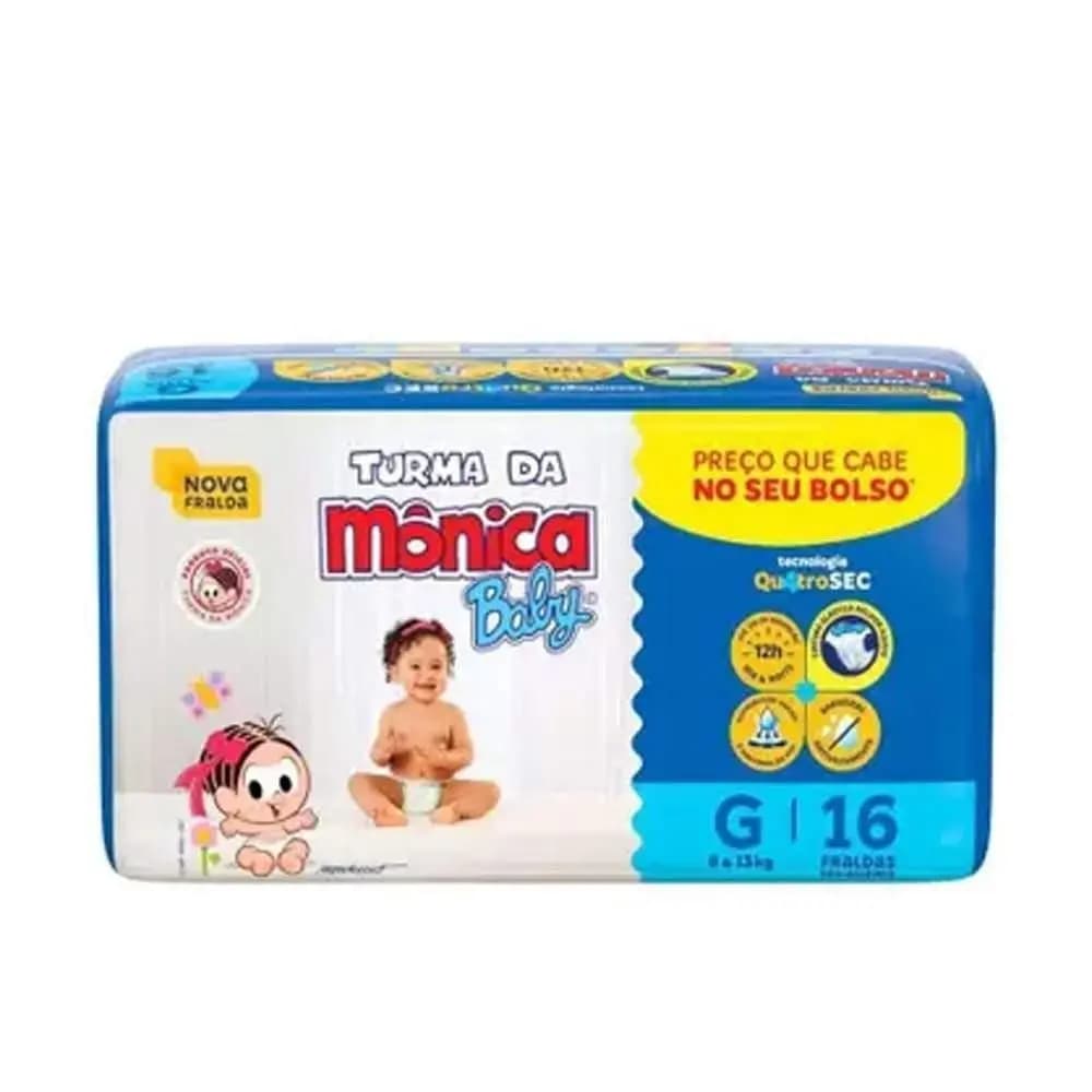 FRALDA DESC T MONICA G C/16