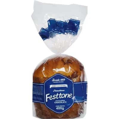 PANETONE FESTTONE SACHE 400G CHOCOLATE