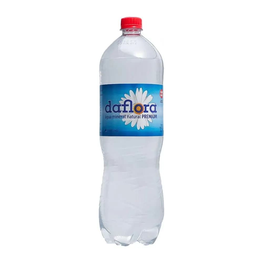 AGUA MINERAL DAFLORA COM GAS  1,5L