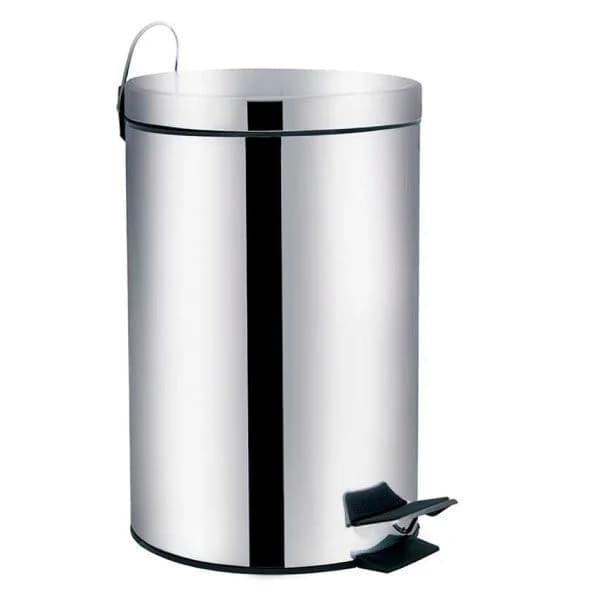 LIXEIRA INOX EM CASA TEM COM PEDAL 5L