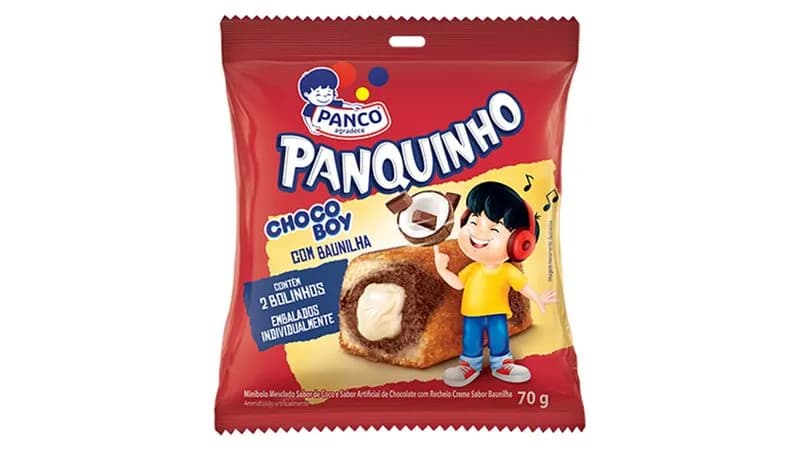MINI BOLO PANQUINHO 70G CHOCOBOY 