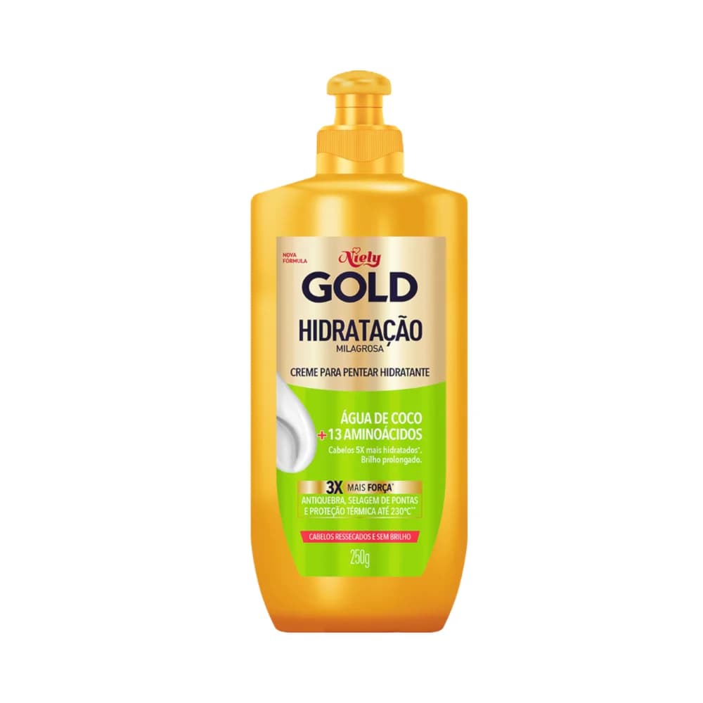 CREME PENTEAR NIELY GOLD 250G HIDR AGUA DE COCO