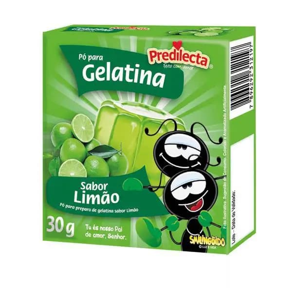 GELATINA PREDILECTA 30G LIMAO