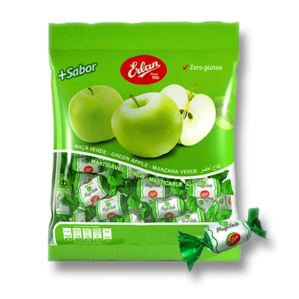 BALA MASTIG ERLAN 500G MACA VERDE