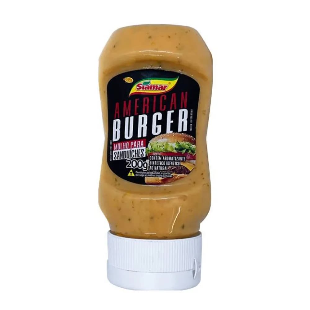MOLHO PSANDUICHES AMERICAN BURGER SIAMAR 200G
