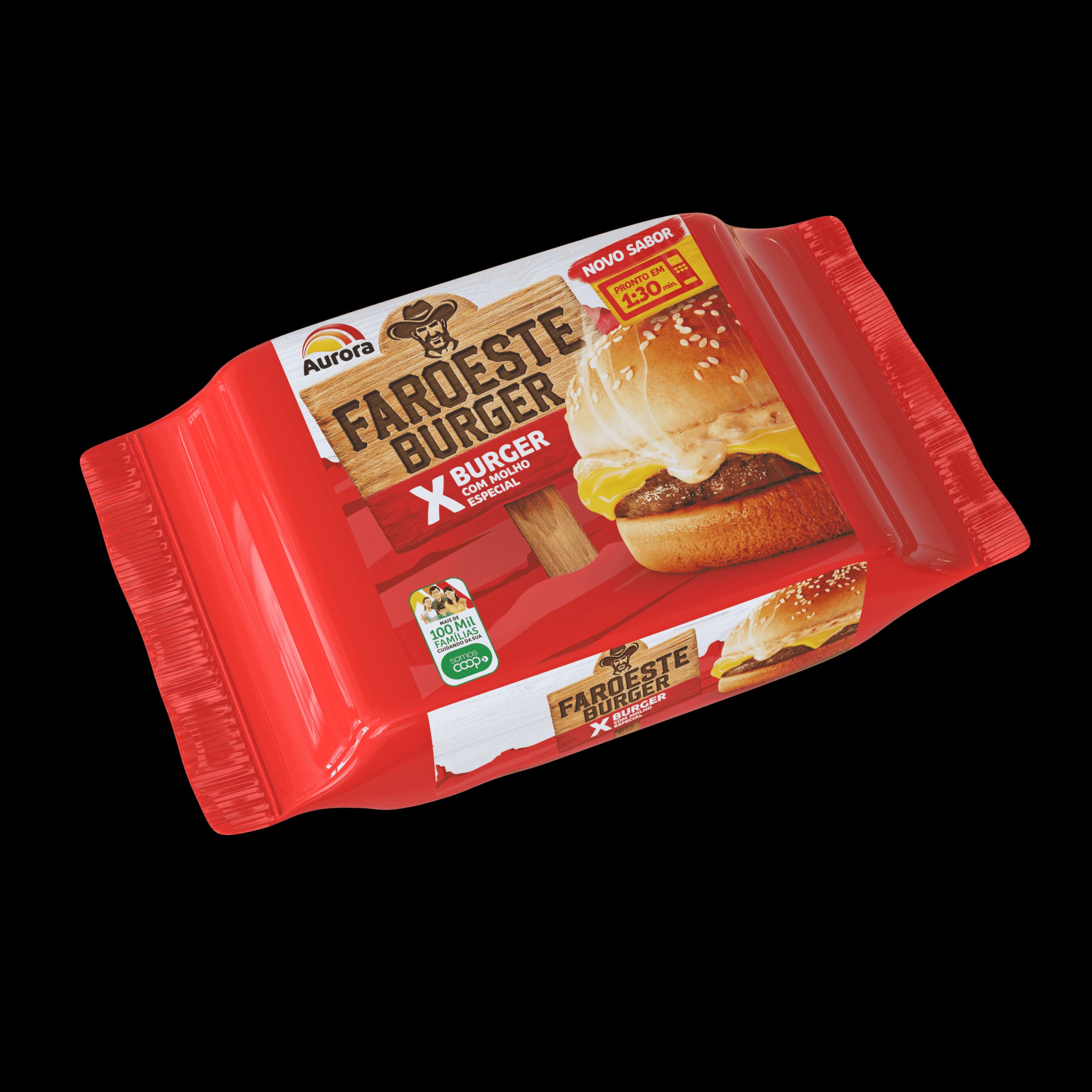 SANDUICHE FAROESTE AURORA 145G MOLHO ESPECIAL
