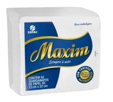 GUARDANAPO PAPEL MAXIM 23X22CM C50