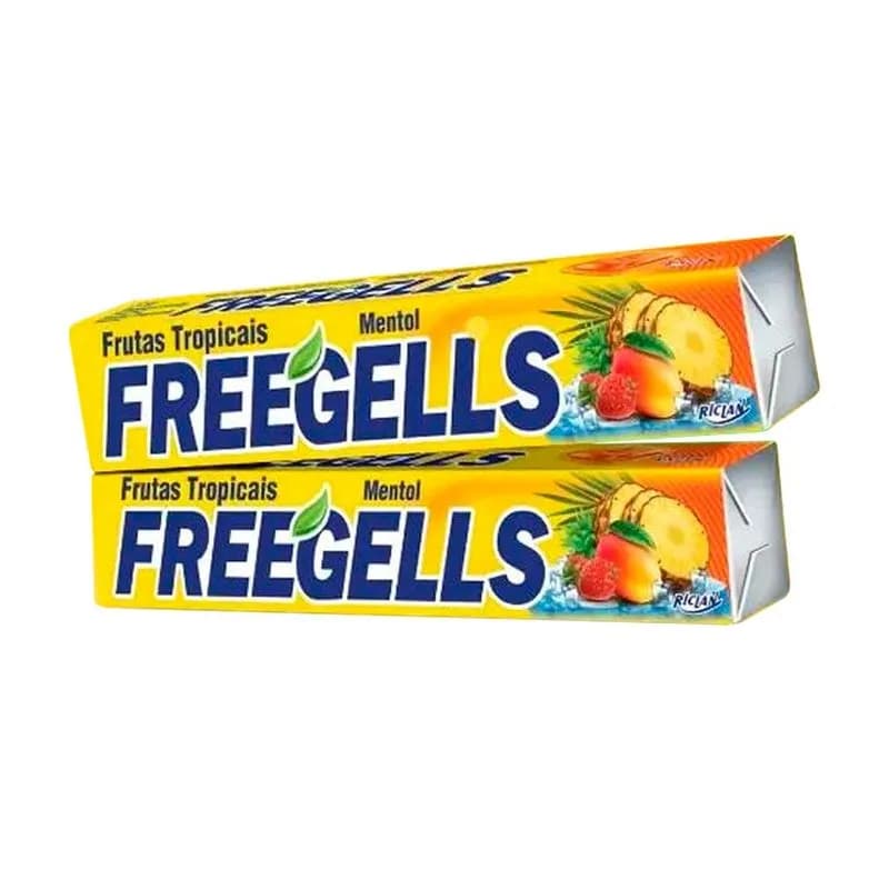 DROPS FREEGELLS 27,9G FRUTAS TROPICAIS