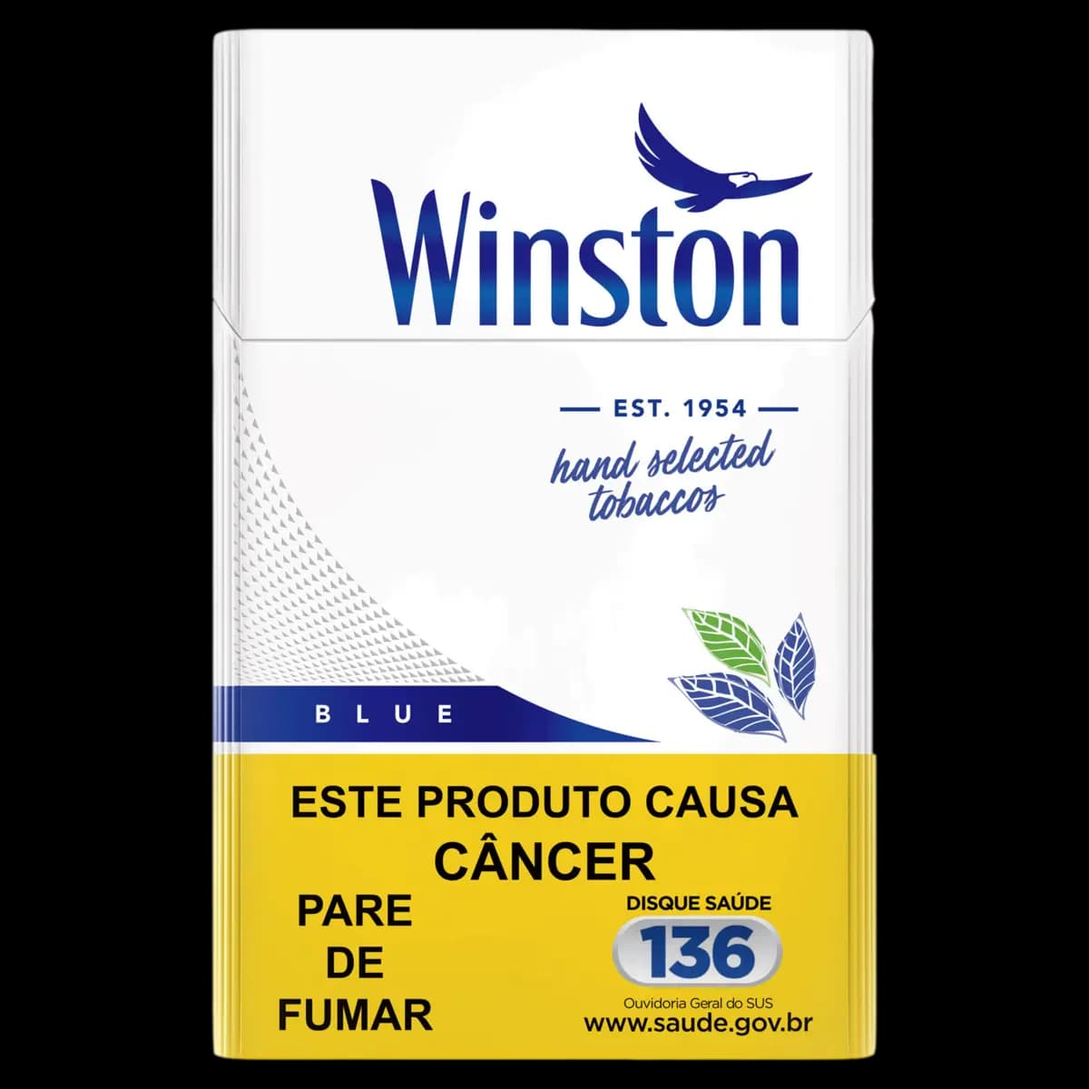 CIGARRO WINSTON BLUE HAND SELECTTED TABACCOS