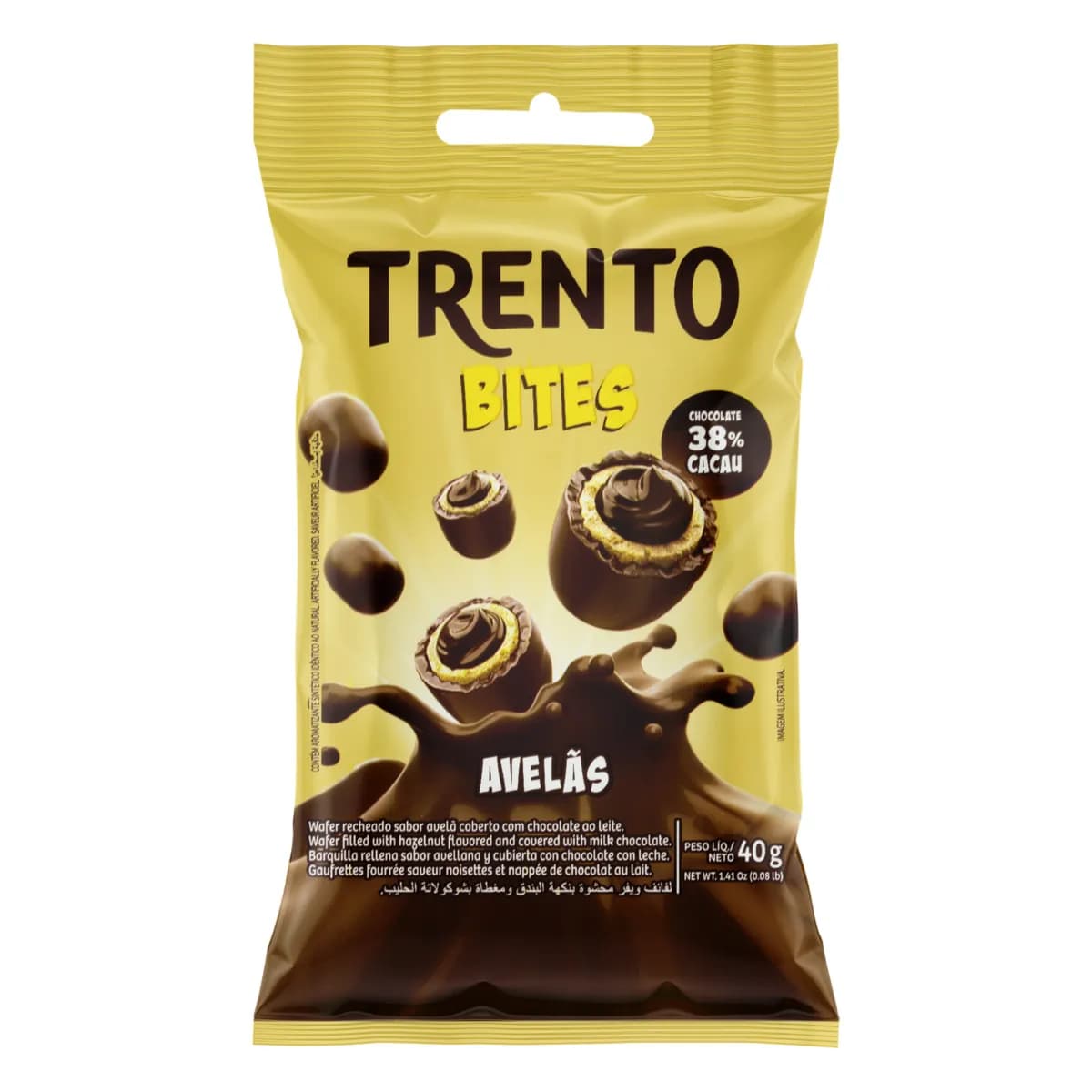 MINI TRENTO BITES 40G AVELAS