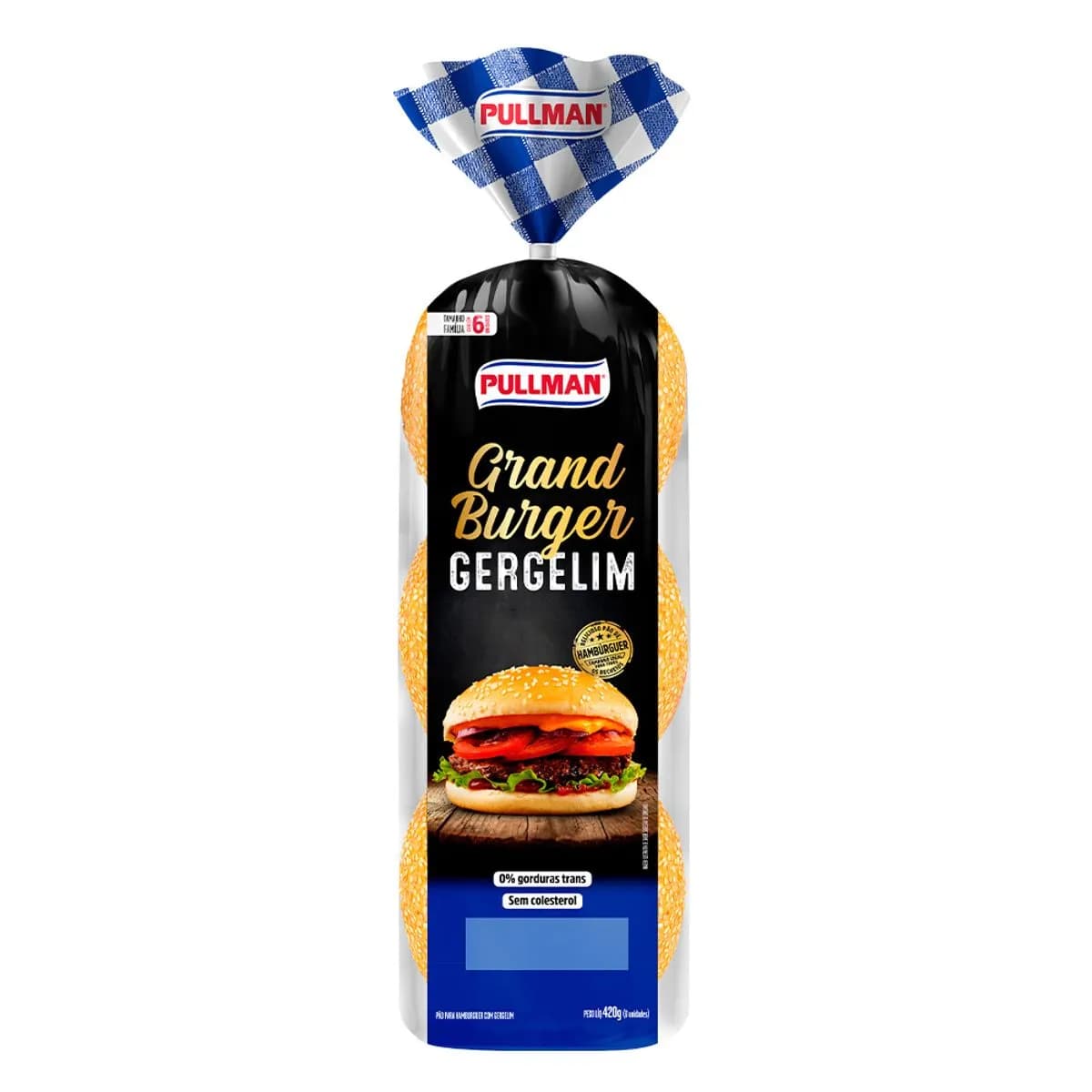 PAO HAMBURGUER PULLMAN GERGELIM 420G