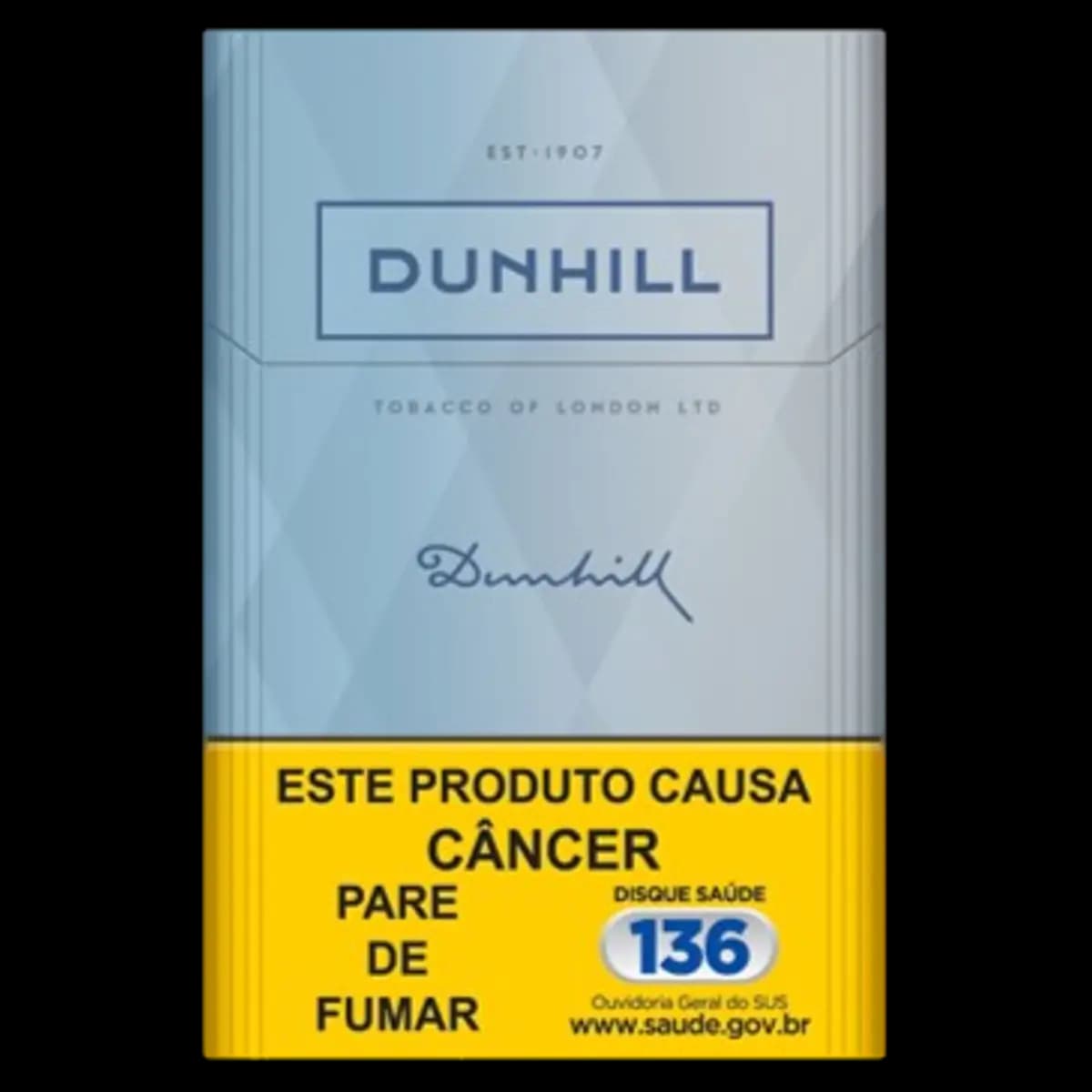 CIGARRO DUNHILL ON BLUE
