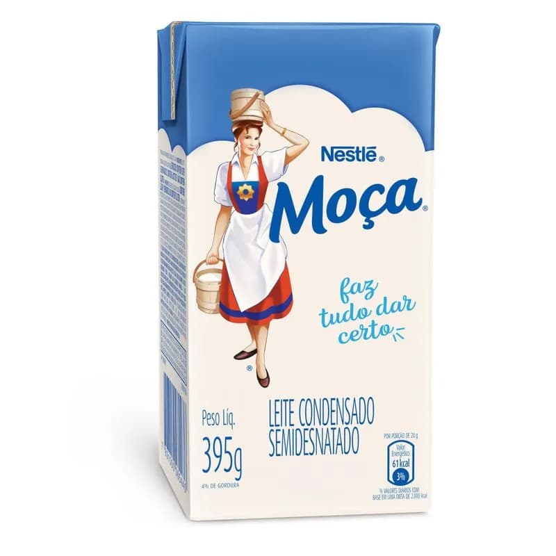 LEITE CONDENSADO MOCA SEMIDESNATADO TP 395G