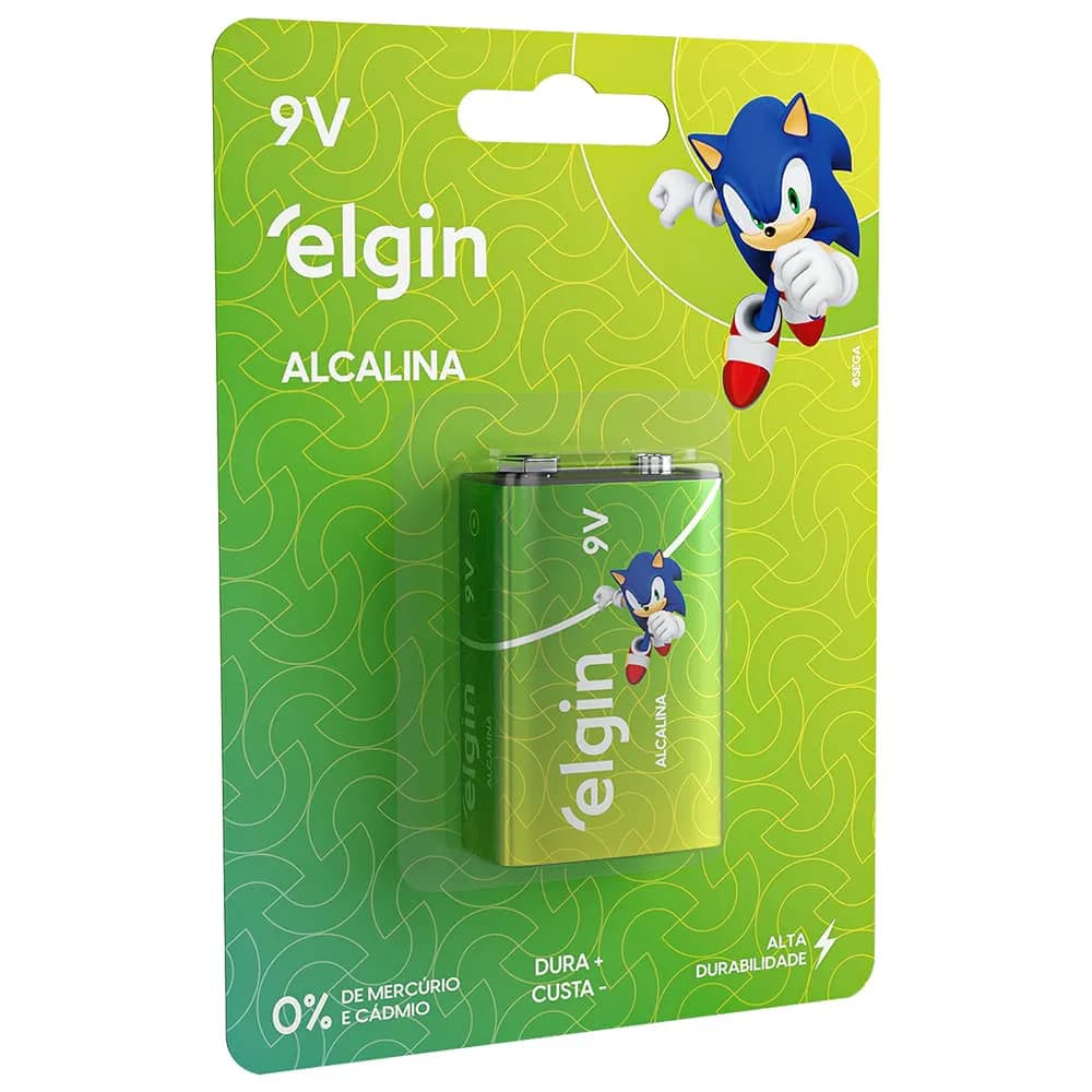 BATERIA ALCALINA ELGIN 9V