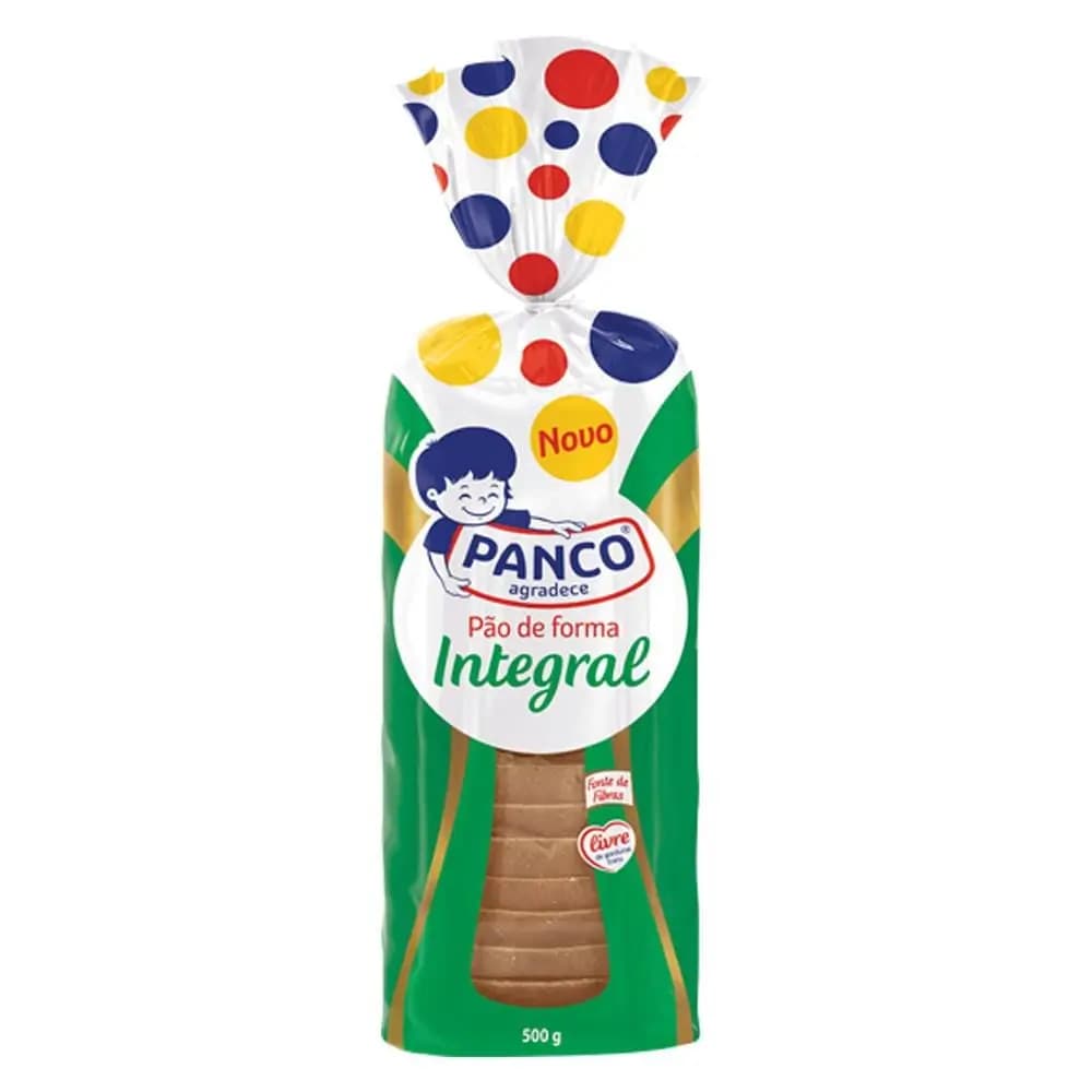 PAO DE FORMA PANCO INTEGRAL 500G