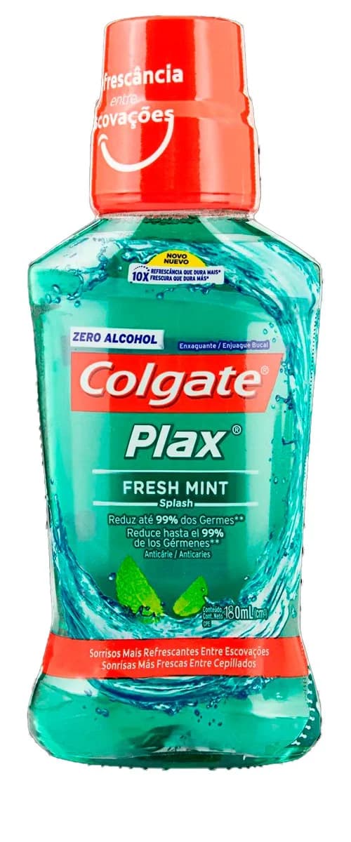ENXAG BUCAL COLGATE PLAX 180ML FRESH MINT