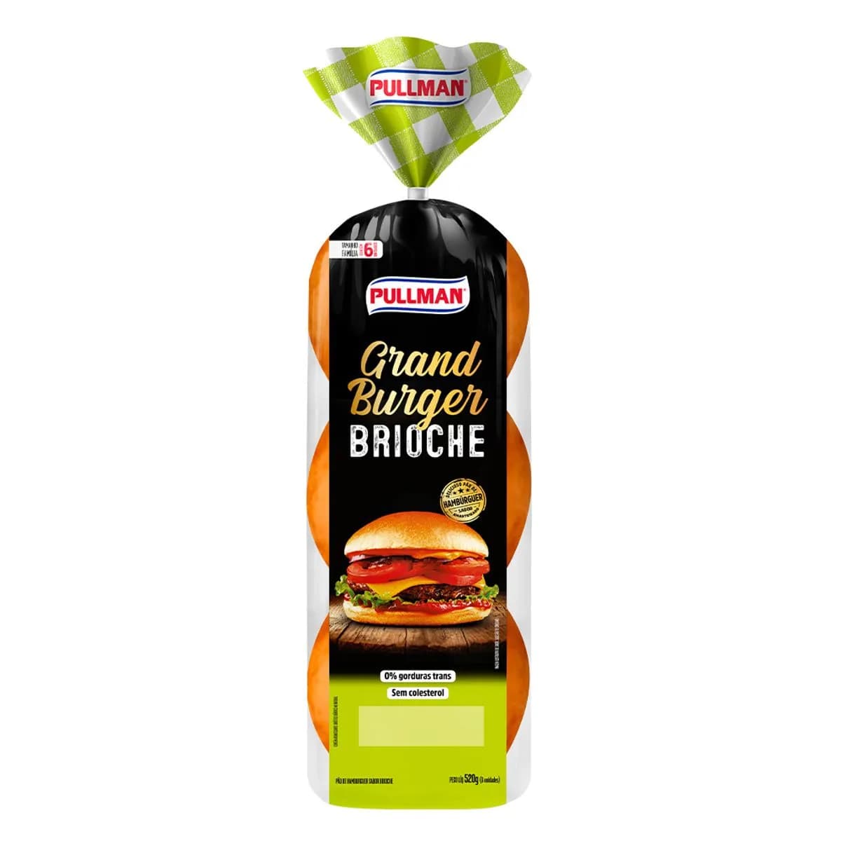 PAO HAMBURGUER PULLMAN 520G BRIOCHE