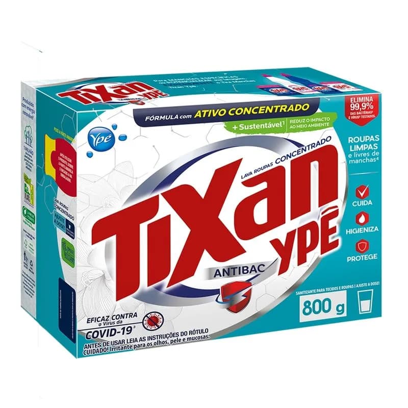 LAVA ROUPAS TIXAN YPE 800G ANTIBAC CX