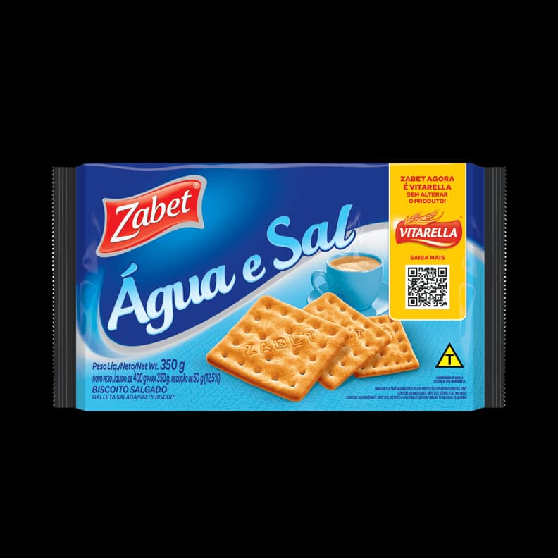 BISC ZABET 350G AGUA E SAL