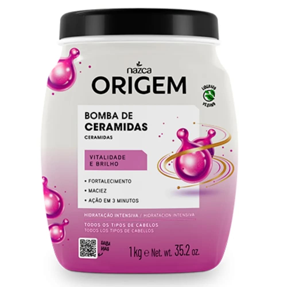 CREME CABELO ORIGEM 1KG CERAMIDAS