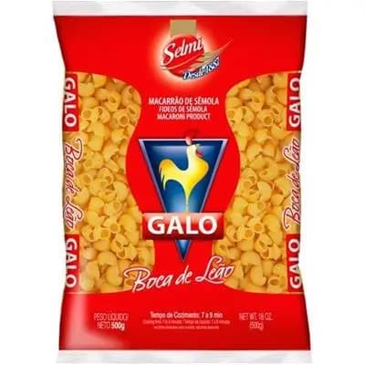 MACARRAO GALO 500G SEMOLA BOCA DE LEAO