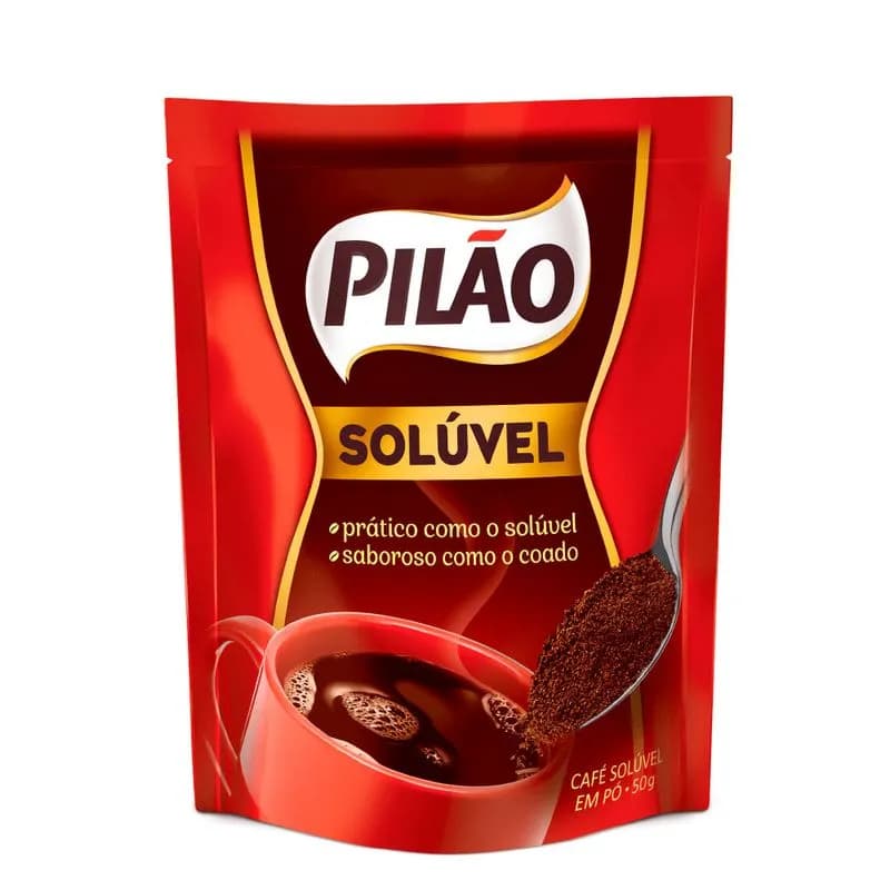 CAFE PILAO SOLUVEL 50G TRADIC REFIL