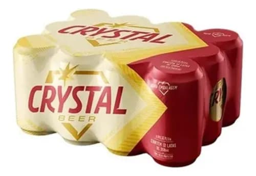 CERVEJA CRYSTAL 12X350ML