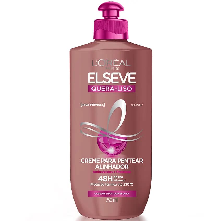 CREME PENTEAR ELSEVE 250ML QUERA LISO