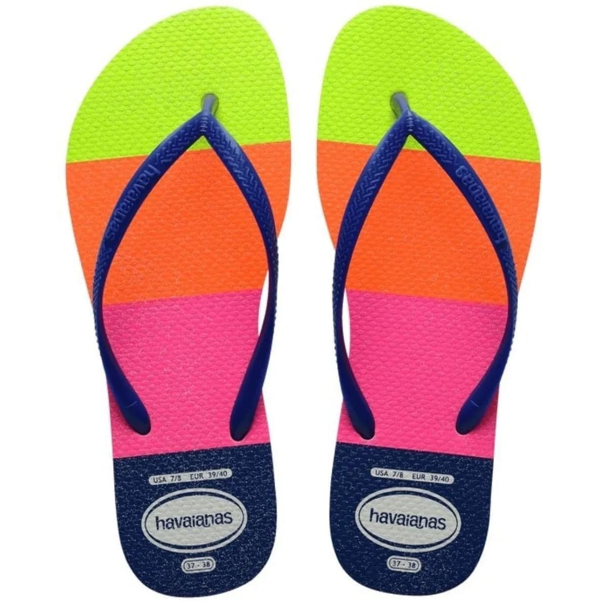 SAND HAVAIANAS SLIM NEON GLOW BRANCO 356