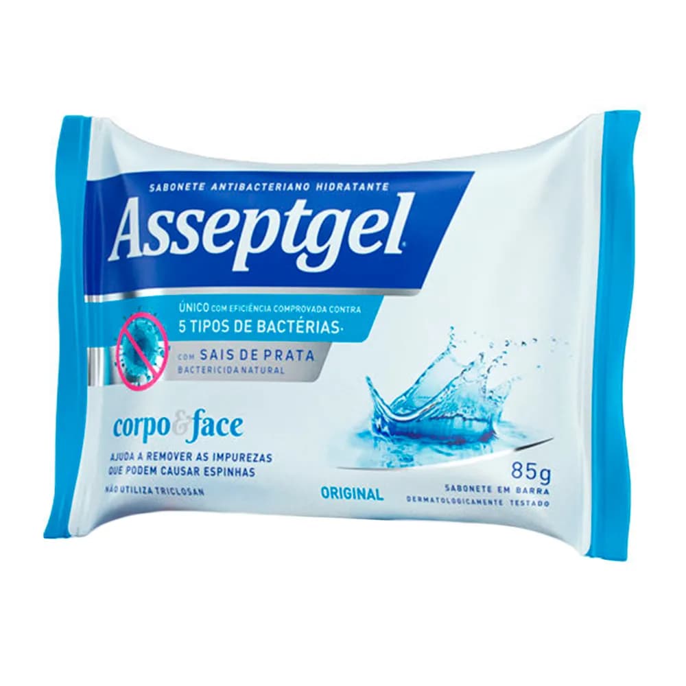 SABONETE ASSEPTGEL 85G ORIGINAL