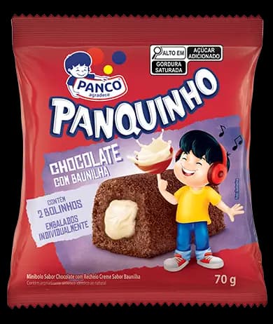 MINI BOLO PANQUINHO 70G CHOC BAUN